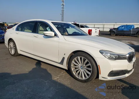 2018 BMW 740 Xe z USA, uszkodzony, nr VIN WBA7J2C57JG938324